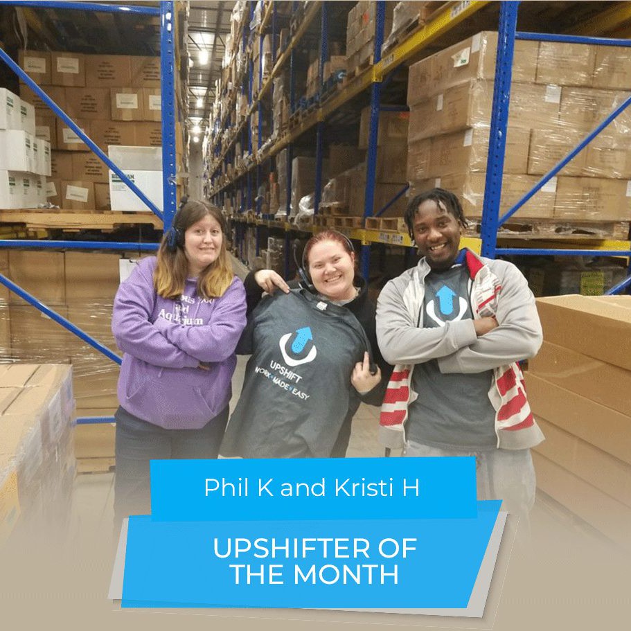 upshifter finds temp job