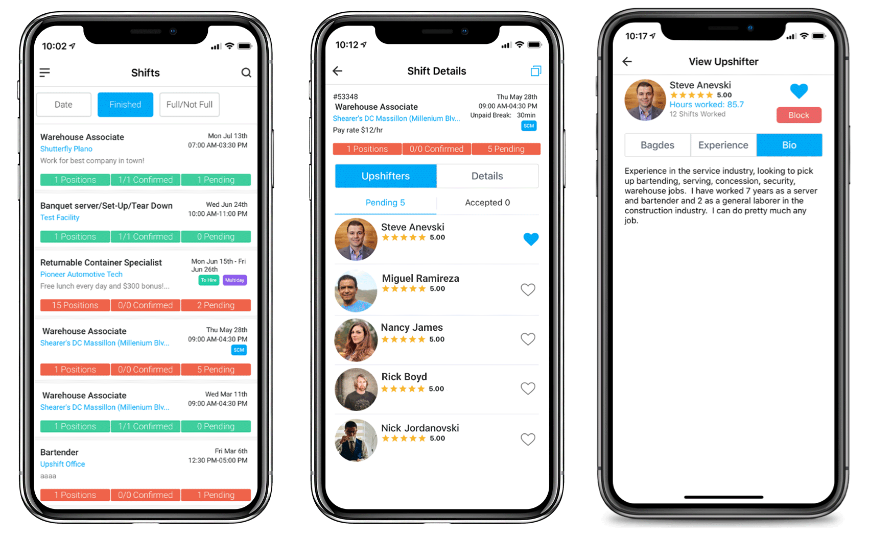 Manage your Upshift account on the go