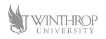 Winthrop University 2 Charlotte North Carolina Logo